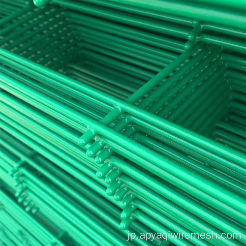 PVCコーティングされた溶接鋼線メッシュフェンスパネル